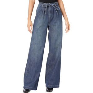 AG Adriano Goldschmied Deven High-Rise Ultra Wide Leg WOMENS SIZE 28 X 31 NEW